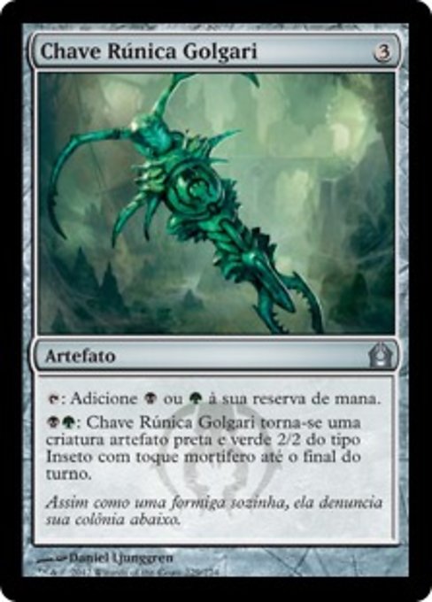 Chave Rúnica Golgari
