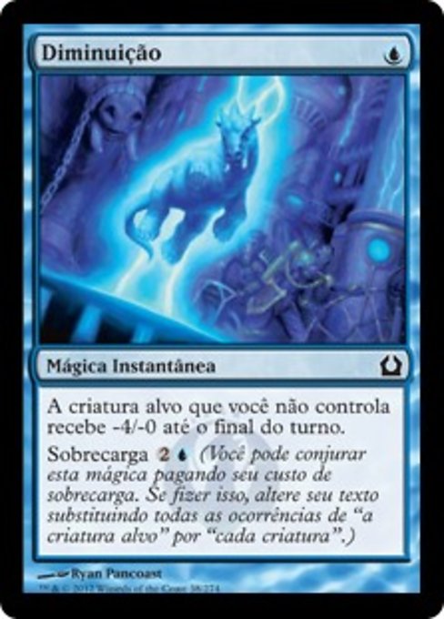 Diminuição