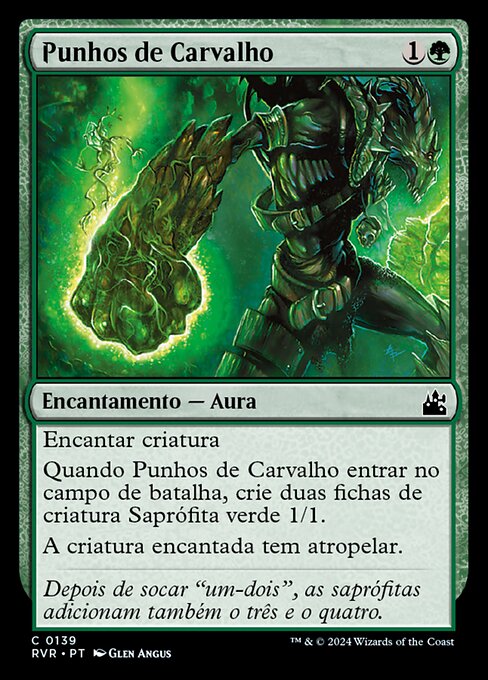 Punhos de Carvalho