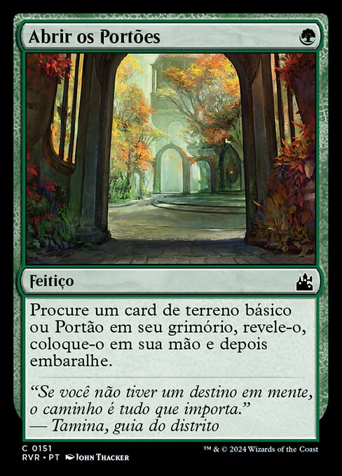 Abrir os Portões