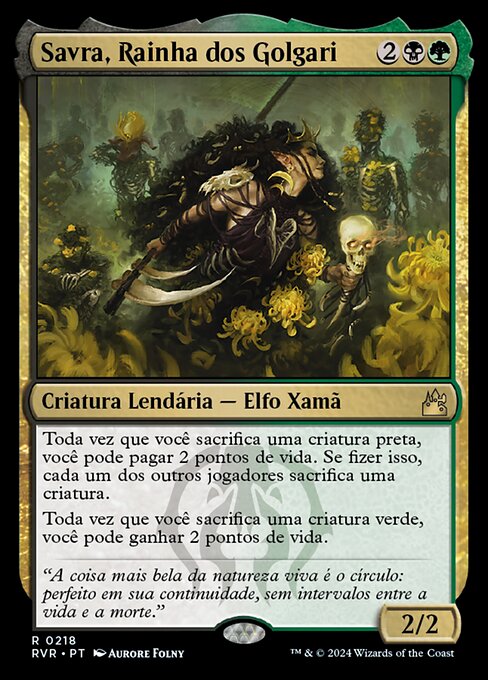 Savra, Rainha dos Golgari