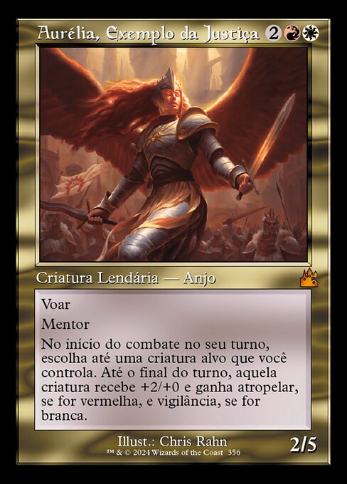 Aurélia, Exemplo da Justiça