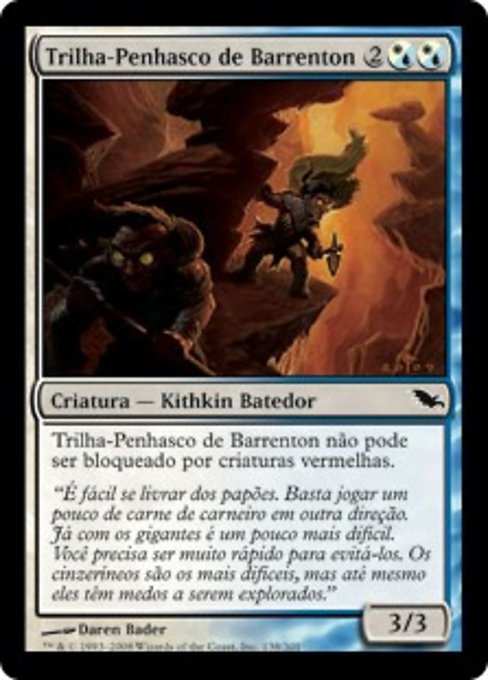 Trilha-Penhasco de Barrenton