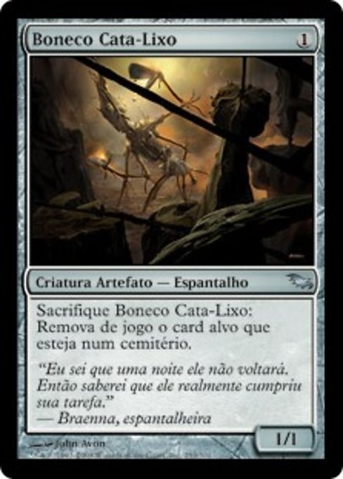 Boneco Cata-Lixo