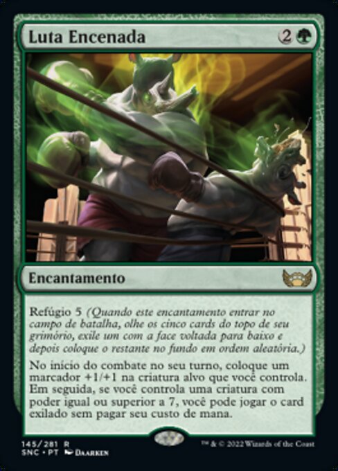 Luta Encenada