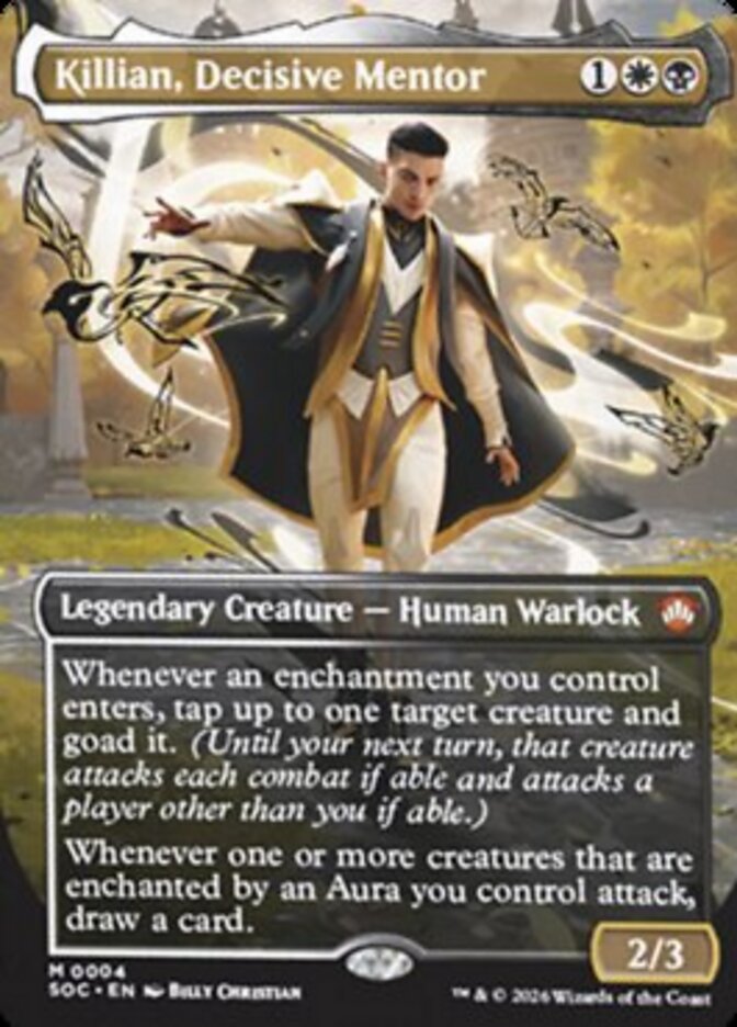 Killian, Decisive Mentor