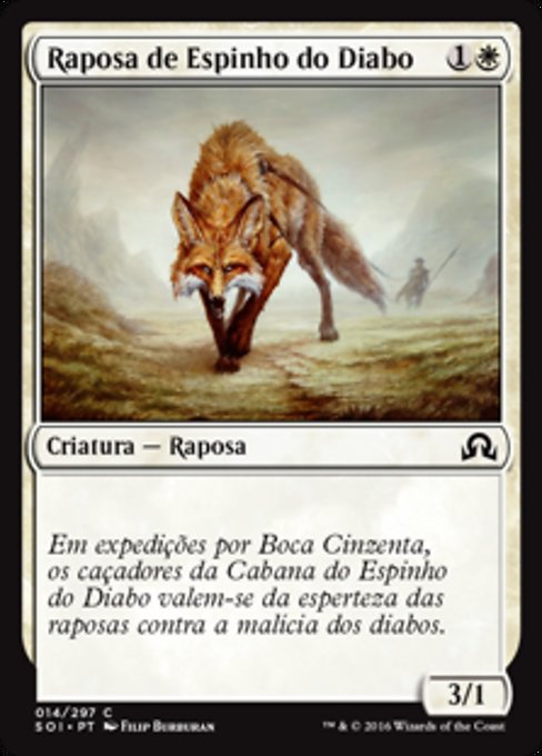 Raposa de Espinho do Diabo