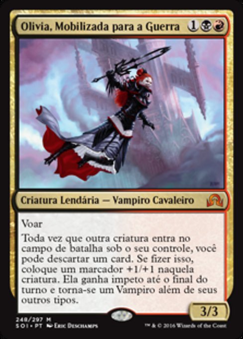 Olivia, Mobilizada para a Guerra