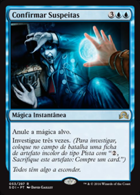 Confirmar Suspeitas