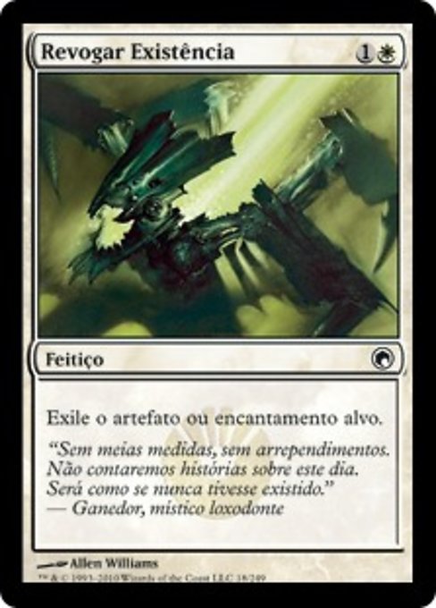 Revogar Existência