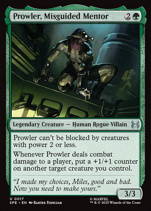 Prowler, Misguided Mentor