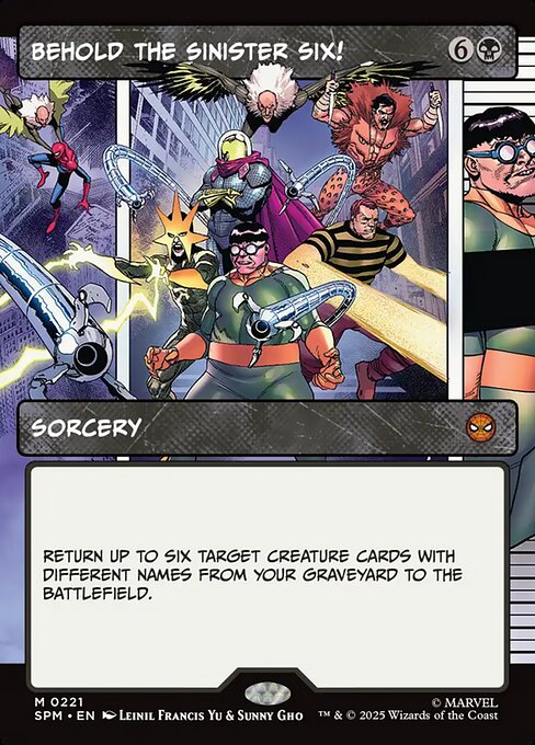 Behold the Sinister Six!