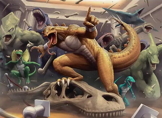 Stegron the Dinosaur Man