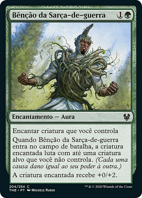 Bênção da Sarça-de-guerra