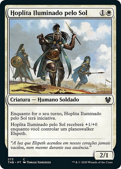 Hoplita Iluminado pelo Sol
