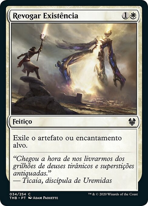 Revogar Existência