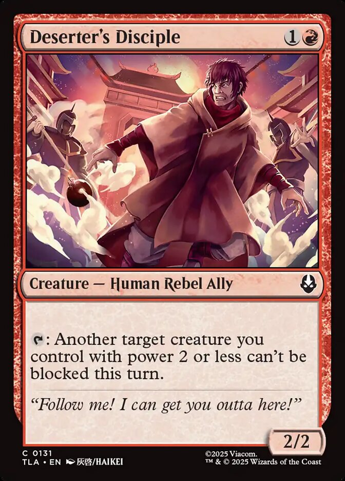 Deserter's Disciple