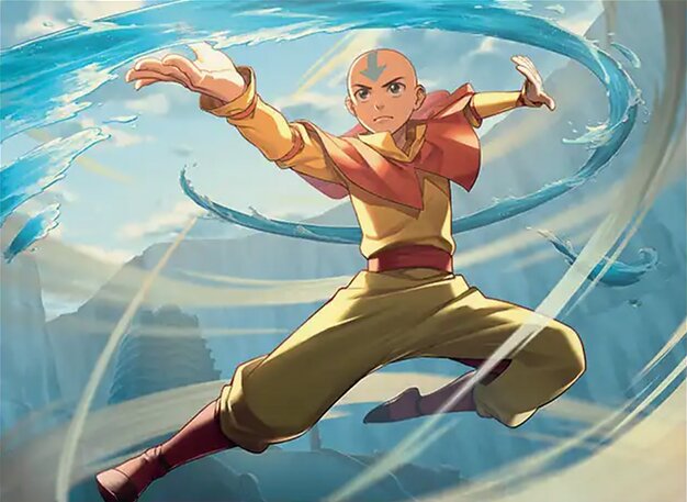 Aang, Swift Savior // Aang and La, Ocean's Fury