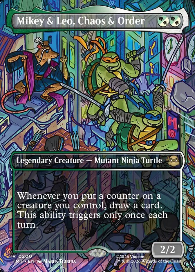 Mikey & Leo, Chaos & Order