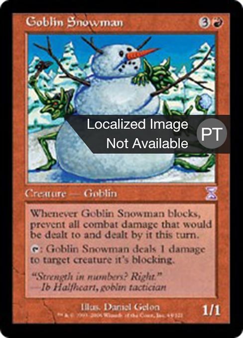 Boneco de Neve dos Goblins