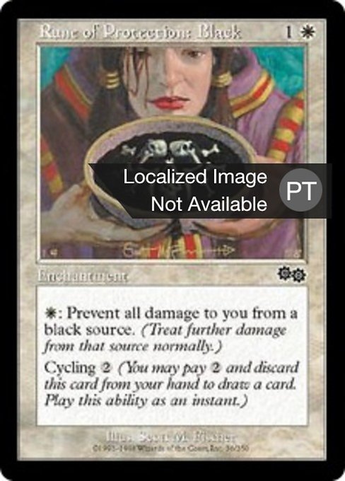 Runa de Proteção: Preto