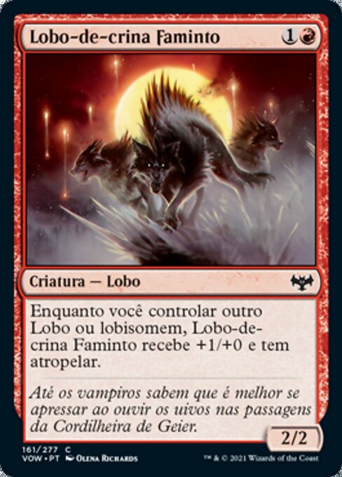 Lobo-de-crina Faminto