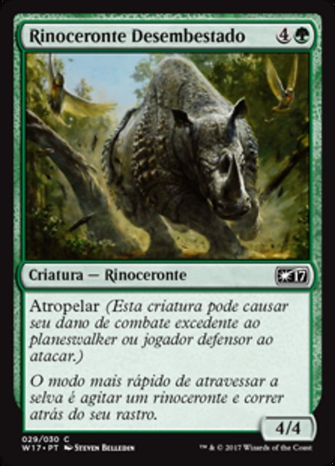 Rinoceronte Desembestado