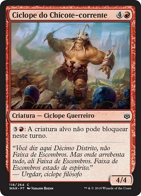 Ciclope do Chicote-corrente