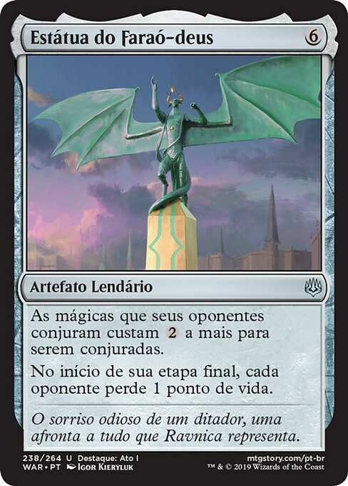 Estátua do Faraó-deus