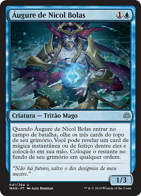 Áugure de Nicol Bolas