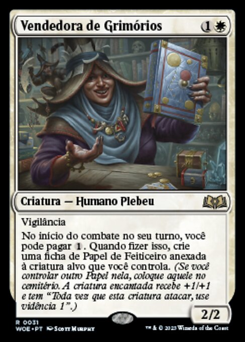 Vendedora de Grimórios