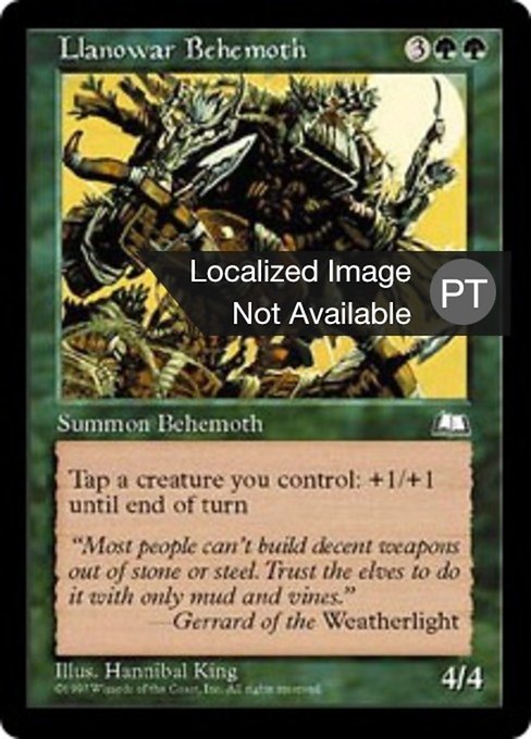 Behemoth de Llanowar