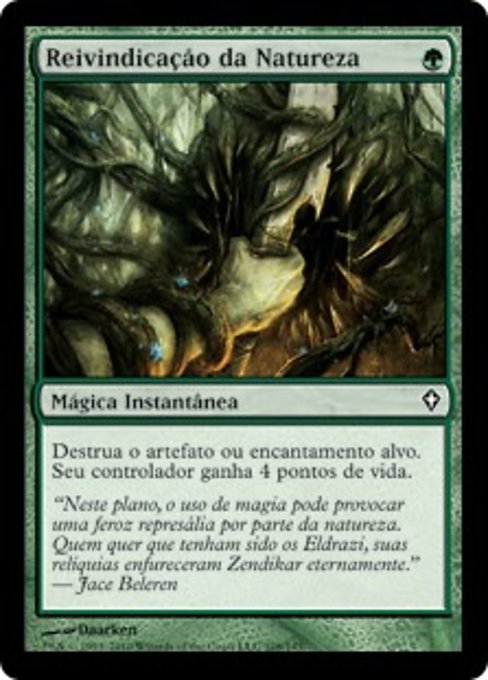 Reivindicação da Natureza