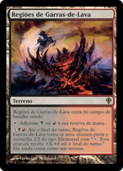 Regiões de Garras-de-Lava