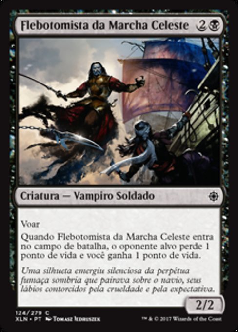 Flebotomista da Marcha Celeste