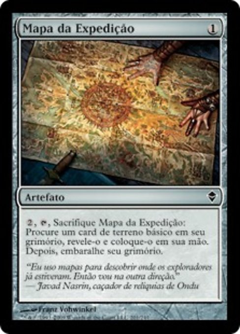 Mapa da Expedição