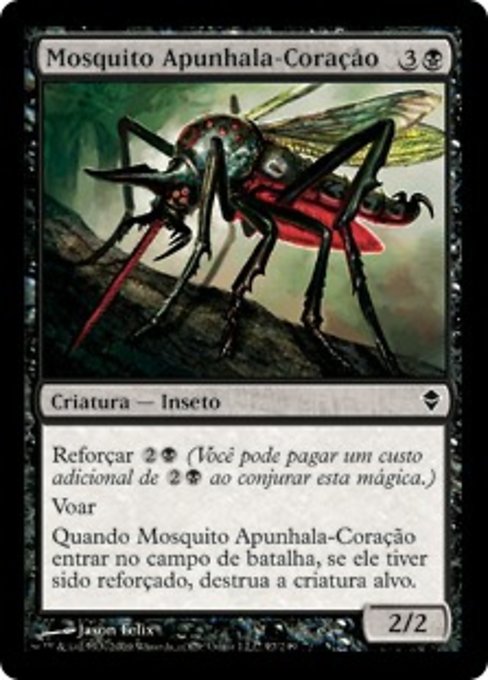 Mosquito Apunhala-Coração