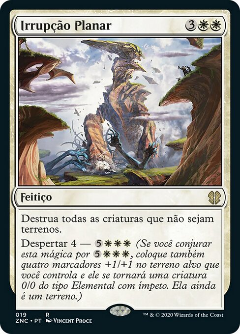 Irrupção Planar