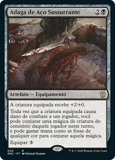 Adaga de Aço Sussurrante