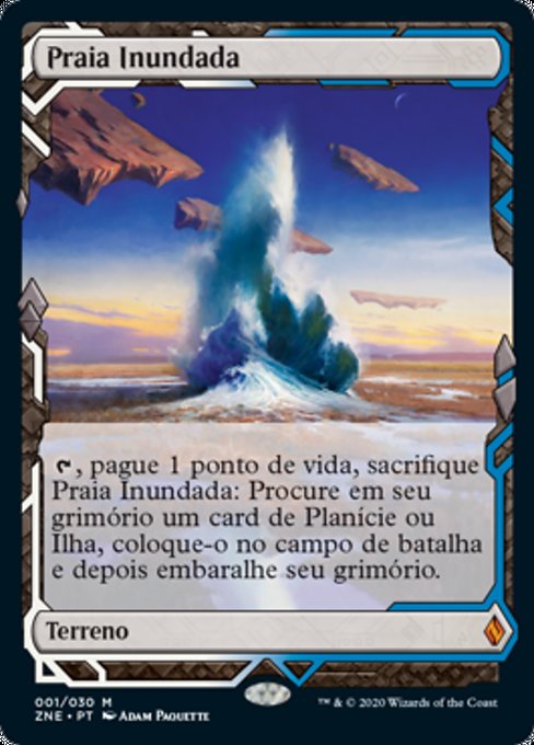 Praia Inundada