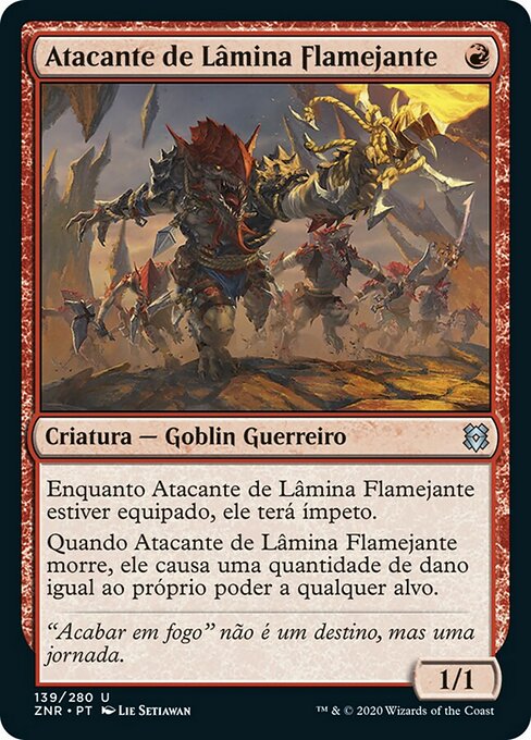 Atacante de Lâmina Flamejante