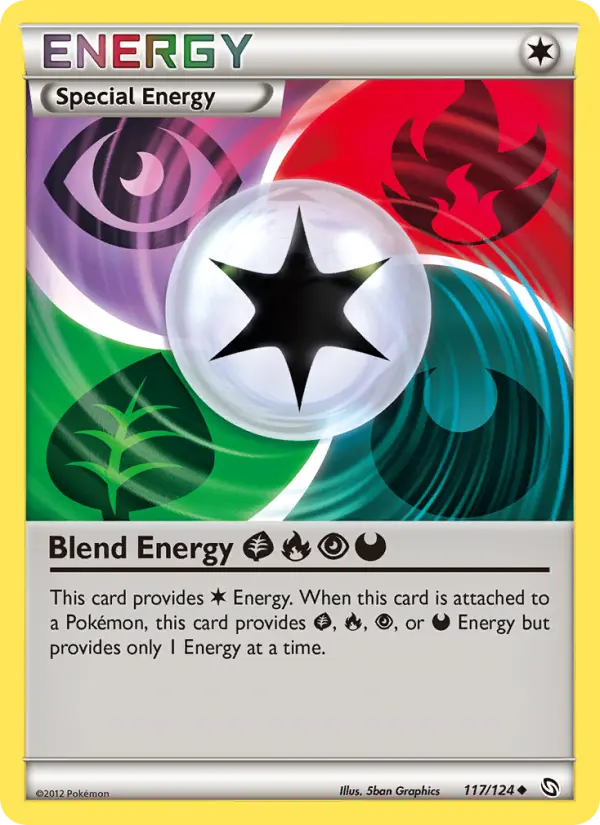 Energia de Fusão Grass Fire Psychic Darkness
