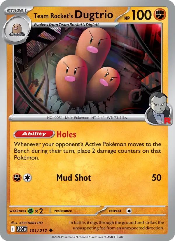 Dugtrio da Equipe Rocket