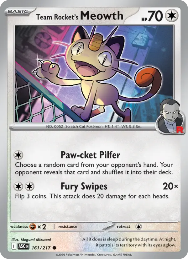 Meowth da Equipe Rocket