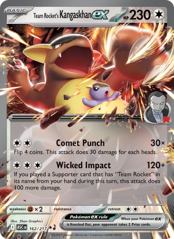 Kangaskhan ex da Equipe Rocket