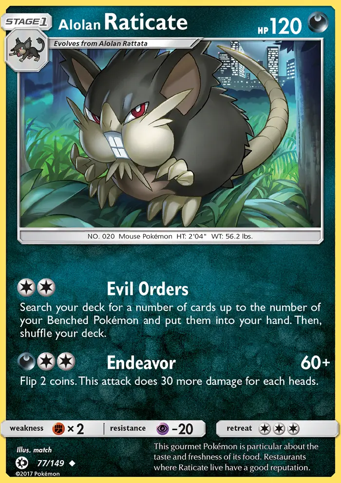 Raticate de Alola
