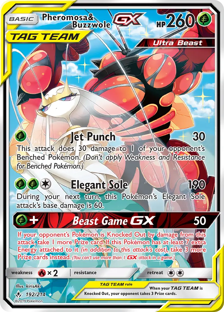 Pheromosa e Buzzwole GX