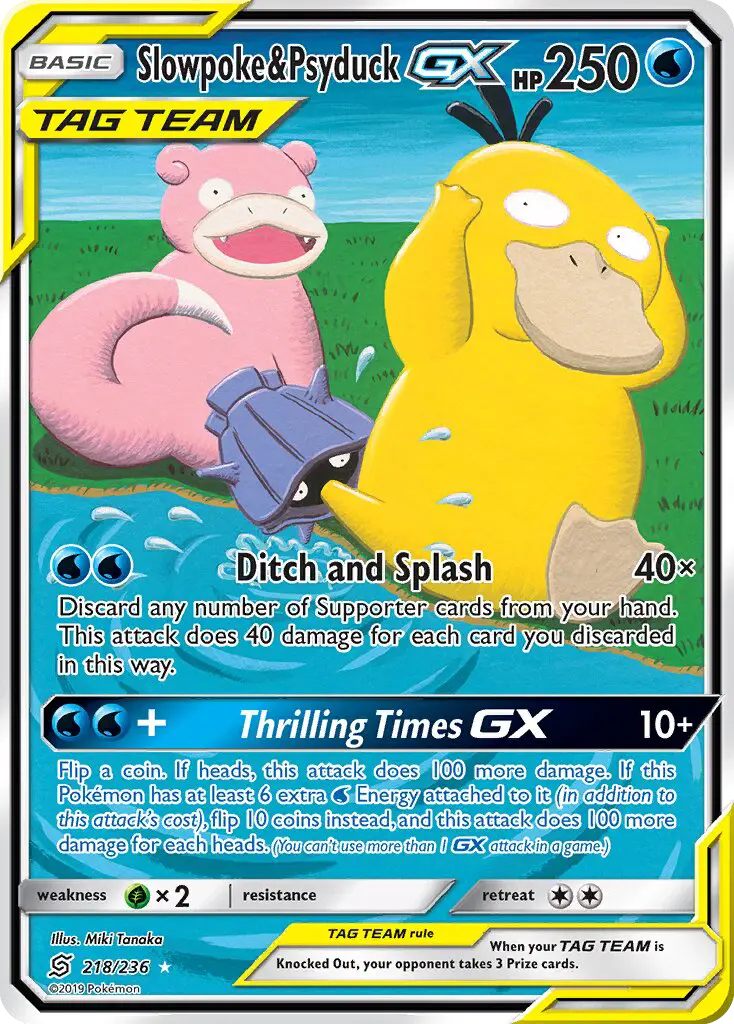 Slowpoke e Psyduck GX