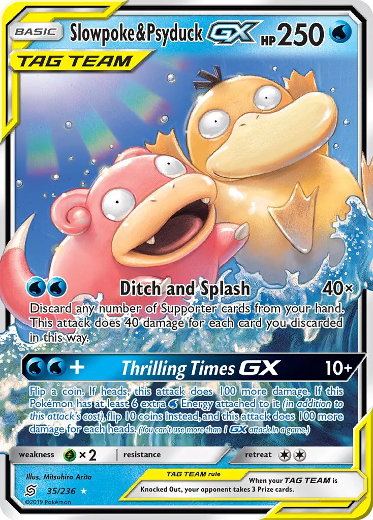 Slowpoke e Psyduck GX