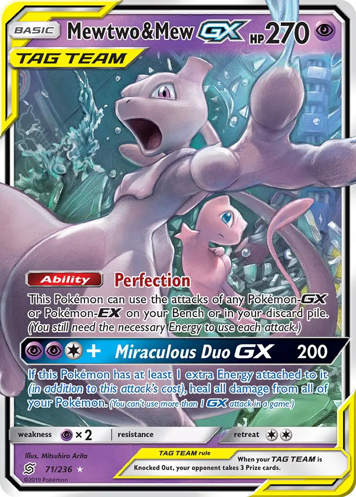 Mewtwo e Mew GX